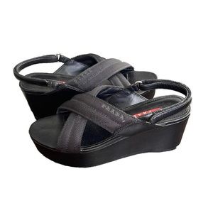 Vintage Prada Platform Sandals